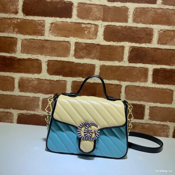Firstbag ru Marmont GUCCI Top Mini GG Bag Handle 0823